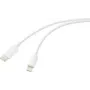 Renkforce USB-kabel USB 2.0 USB-C stekker Apple Lightning stekker wit (RF-6857550)