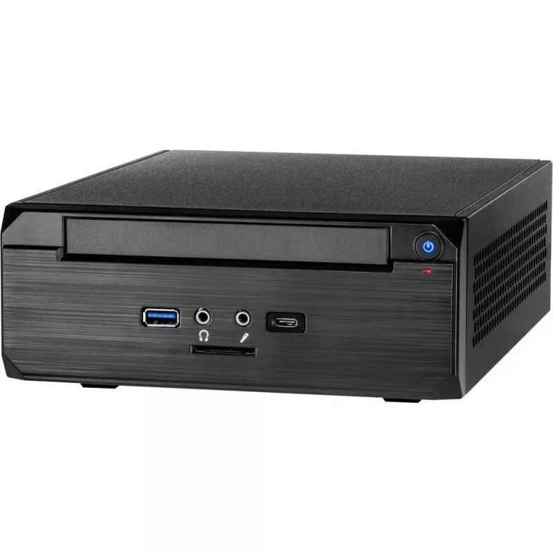 INTER-TECH ITX MW-02 Type-C 3.0 incl. ext USB 3.0 Type-C-aansluiting incl. slanke dvd-drivebay (88881246)