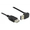 USB-kabel DeLOCK 1 m USB 2.0-A naar USB 2.0-A zwart