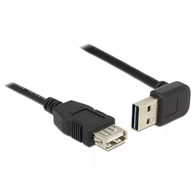 USB-kabel DeLOCK 1 m USB 2.0-A naar USB 2.0-A zwart