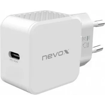 nevox USB PD Type-C oplader (voeding) 30 watt wit (2008)