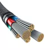Baseus Unbreakable USB-C-naar-iP-kabel 2 m 20 W zwart