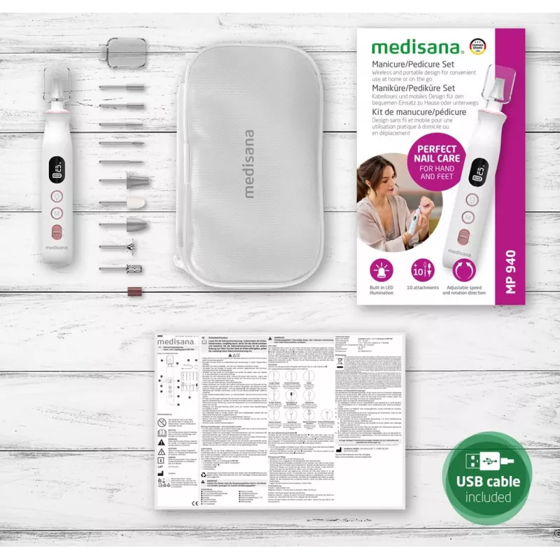 Manicure-/pedicure-apparaat Medisana MP 940
