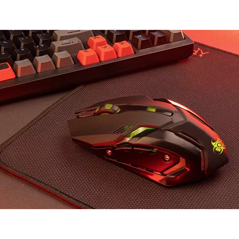 Draadloze ergonomische gaming-muis TRACER ROCKY RF NANO - compact ontwerp, draadloze RF-verbinding