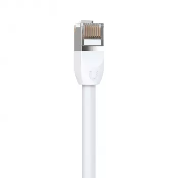 Ethernet-patchkabel UBIQUITI UACC-CABLE-PATCH-OUTDOOR-1M-W Cat5e RJ-45 naar RJ-45, 1 m, wit, S/UTP, TPE-mantel