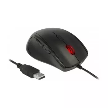 Muis DeLOCK 12548 office linkshandig USB Type-A optisch 2400 DPI