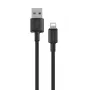 USB-A naar Lightning-kabel Orsen S9L 1 m 2,1A — zwart