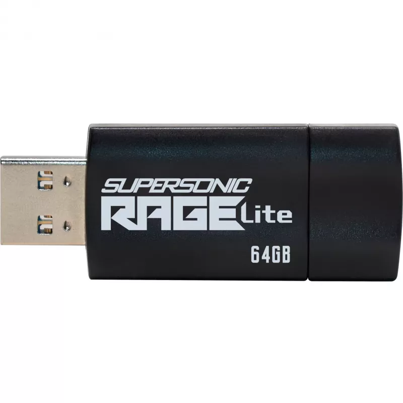 USB-stick PATRIOT Supersonic Rage Lite 64 GB USB Type-A 3.2 Gen 1, schuifmechanisme, stootvast