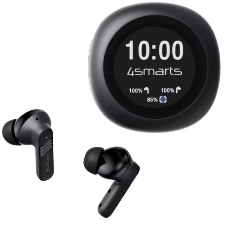 4smarts True Wireless in-ear-koptelefoon SkyBuds Screen Pro ANC - koptelefoon - 20 KHz