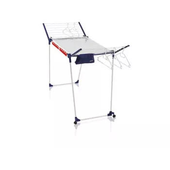 Staande wasdroger Leifheit Pegasus 200 — blauw/wit