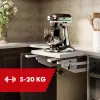 Keukenkast-opzet MACLEAN MC-497 lift voor bovenkasten, ophijsmechanisme
