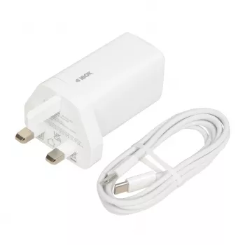 iBOX C-65 wit, GaN 65W universele oplader UK-stekker