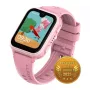 Smartwatch Garett Kids Vibe Ai 4G roze met GPS-tracking en waterdicht ontwerp