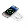 Belkin WIZ021VFWH - 2-in-1 draadloos oplaadpad met Qi2-technologie 15 W, wit