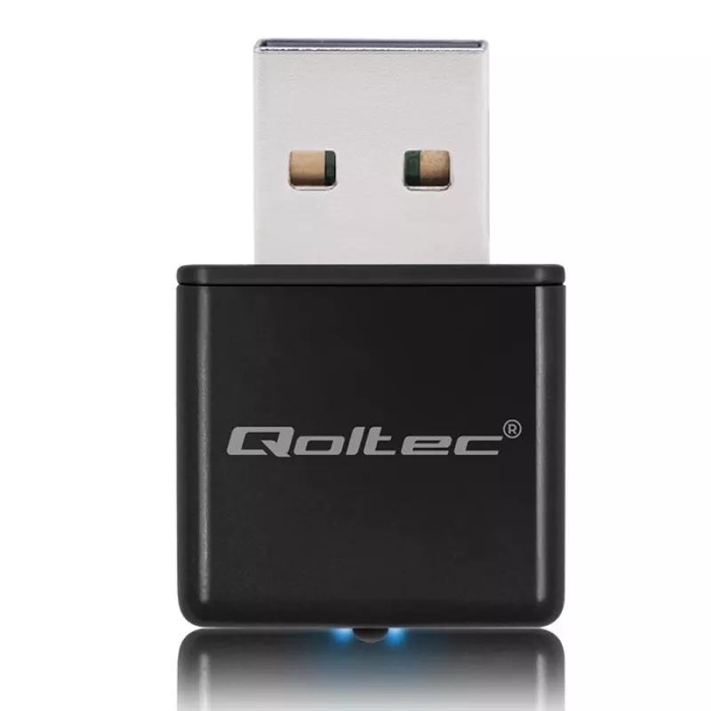 Wi-Fi-USB-adapter QOLTEC NANO 56986 — Mini-N, USB 2.0, 802.11n