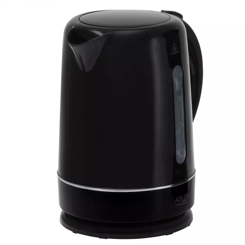 Adler 1385B zwart-wit waterkoker