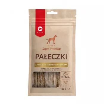 MACED Rabbit-Sticks met appel en rode biet - hondensnack - 100 g