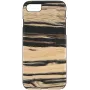 Telefoonhoes Man and Wood voor iPhone 7/8 – wit met zwart ebbenhout-detail