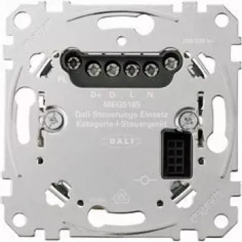 Merten MEG5185-0000. Type: lichtregeling, beschermingsklasse: I. Stroombron: AC, AC-ingangsspanning: 220 V, AC-ingangsfrequentie: 50/60 Hz (MEG5185-0000)