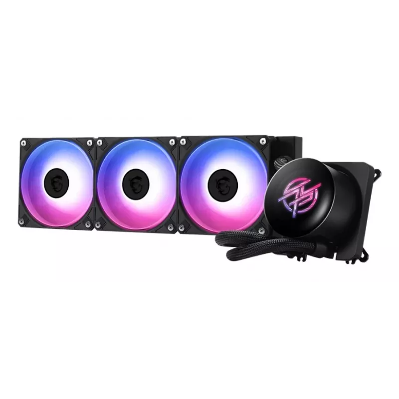 All-in-one-vloeistofkoeler MSI MPG CORELIQUID P13 — 120-mm-ventilator, 3-ventilatorradiator, LGA 1851-ondersteuning, zwart