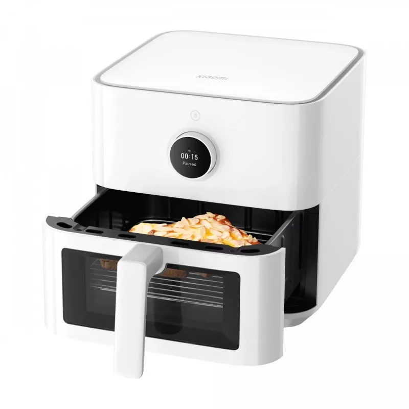 Heteluchtfriteuse Xiaomi BHR8238EU 5,5 L 1600 W, touch-OLED, Wi-Fi/smartphone-bediening, wit