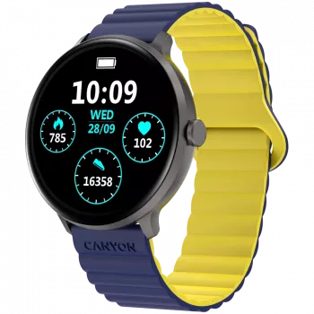 Canyon SW-69 - Jacky - Smartwatch - BT - Kleur. LTPS-display 1.3 - waterdicht. IP68 - 25 sporten