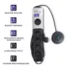 Overspanningsbeveiliging Qoltec 50171 zwart 7 AC-stopcontacten 230V 1,5m