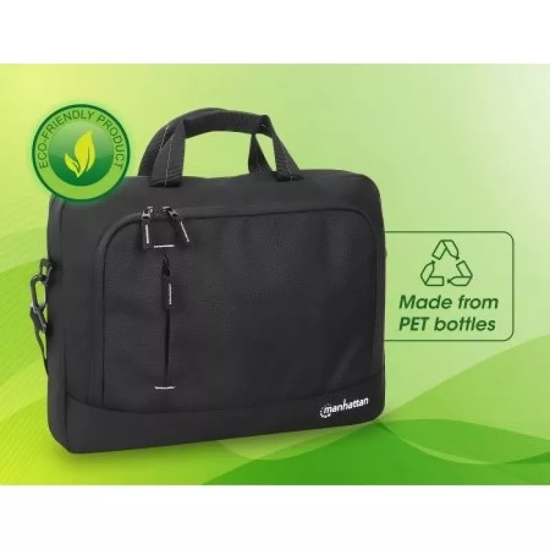 Schoudertas Manhattan Helsinki Eco Friendly 14,1 inch gevoerd vak