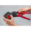 Knipex 97 33 02 kabelkrimptang krimpgereedschap blauw, rood