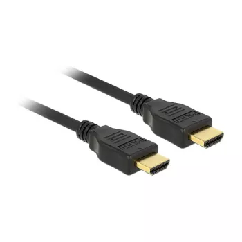 HDMI-kabel DeLOCK 84713 1 m type A stekker naar stekker zwart