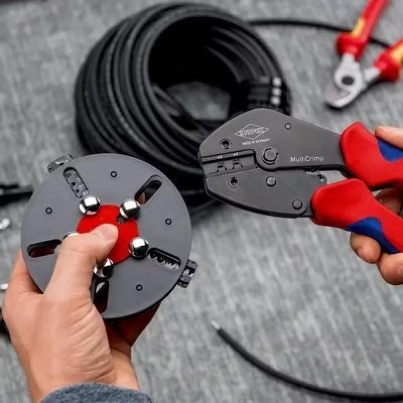Krimpgereedschap Knipex 97 33 03 MultiCrimp voor PV-stekkerverbinders MC4 en MC4 EVO2
