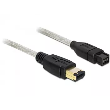 FireWire-kabel DeLOCK 82595 1 m grijs stekker/stekker