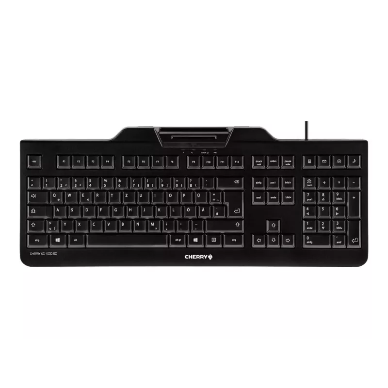 CHERRY KC 1000 SC toetsenbord USB QWERTZ Zwitsers zwart
