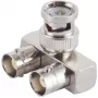 ShiverPeaks 98820-1 BNC-adapter, 1 BNC-stekker naar 2 BNC-aansluitingen