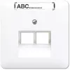 Wandcontactdoos RJ-45 Jung CD 569-2 NAUA WW — wit