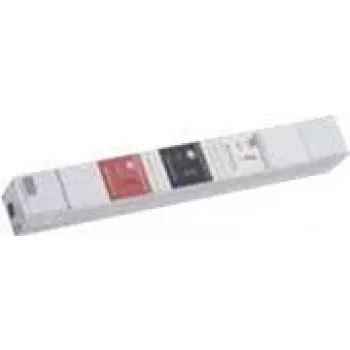 Bachmann Inline PDU Basic - overspanningsbeveiliging (rack - rackmonteerbaar) - AC 400 V - 3 fasen - 1U - 1,0m kabel (800.2546)