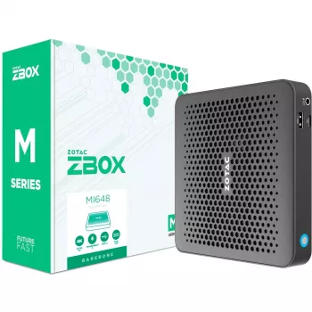 Zotac ZBOX edge MI648 0,64L-pc zwart i5-1340P 1,9 GHz