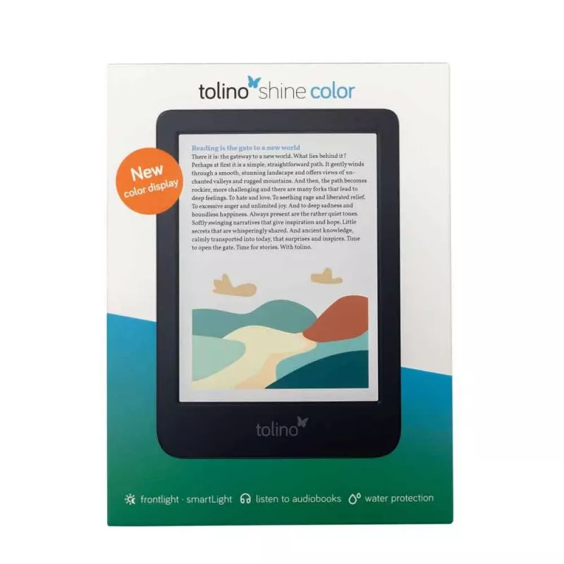 Tolino shine color e-bookreader touchscreen 16 GB Wi-Fi zwart