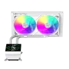 Gamemax CPU-vloeistofkoeler | GLACIER 240 LCD WH | Intel, AMD