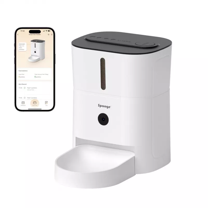 Slimme voerbak voor huisdieren met camera Sponge SPONGE Pet Feeder Smart Camera