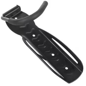 Wandgemonteerde fietsendrager MACLEAN MC-432, verticale fietshouder, verstelbare breedte, max. belasting 30 kg, zwart