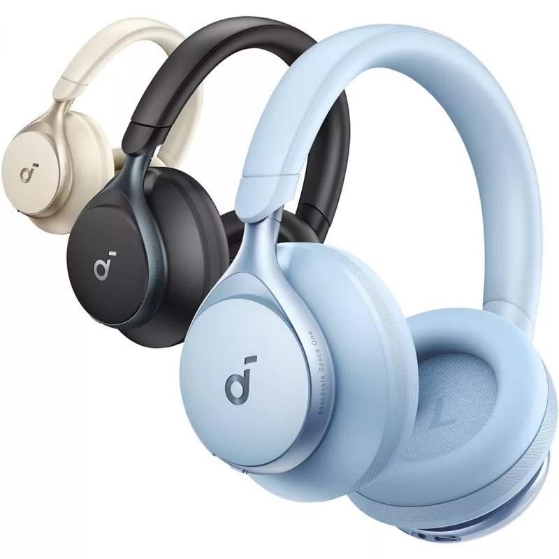 Hoofdtelefoon Soundcore Space One blauw
