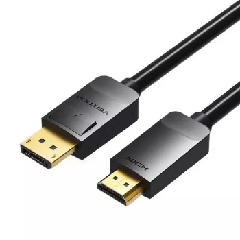 DisplayPort-naar-HDMI-kabel Vention HADBI 3 m, DisplayPort 1.2 naar HDMI 1.4, passieve adapterkabel