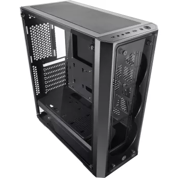 RAIJINTEK PONOS TG4 - desktop - pc - SPCC - zwart - ATX - EATX - EEB - micro ATX - Mini-ATX - gaming