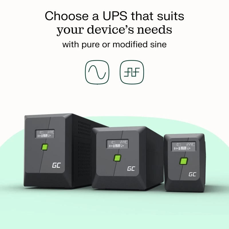Green Cell UPSLP700 USV (uninterruptible power supply) Line-Interactive 1 kVA 700 W 4 AC-uitgangen