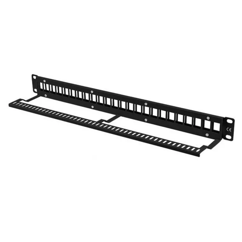 Patchpaneel 1U Lanberg PPKS-1024-B