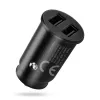 everActive CC-25C autolader, 2x USB 12 W, met USB-C-kabel