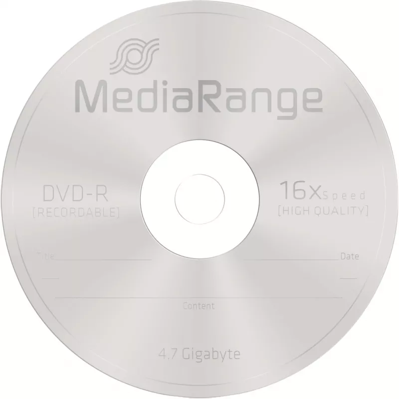 MediaRange MR442 DVD's 4,7 GB DVD-R 100 stuks