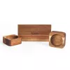 Zout- en pepermolenset Salter Toronto BW127821EU7 — handmatige keramische maalwerken, compacte pinch-pot uitvoering