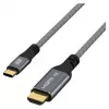 EFB Elektronik USB-C-naar-HDMI-kabel 4K30Hz grijs - kabel - digitaal/data (USB-HDMI-00001)